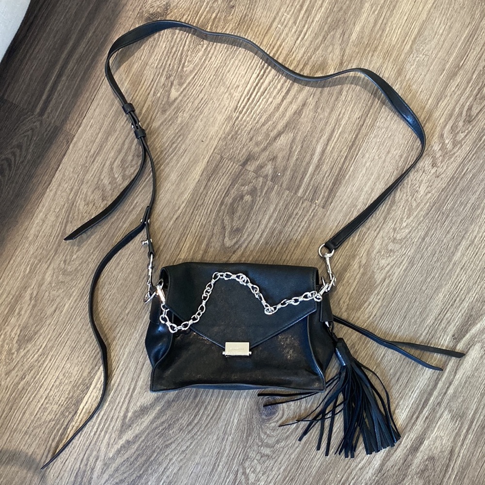 All Saints black crossbody bag